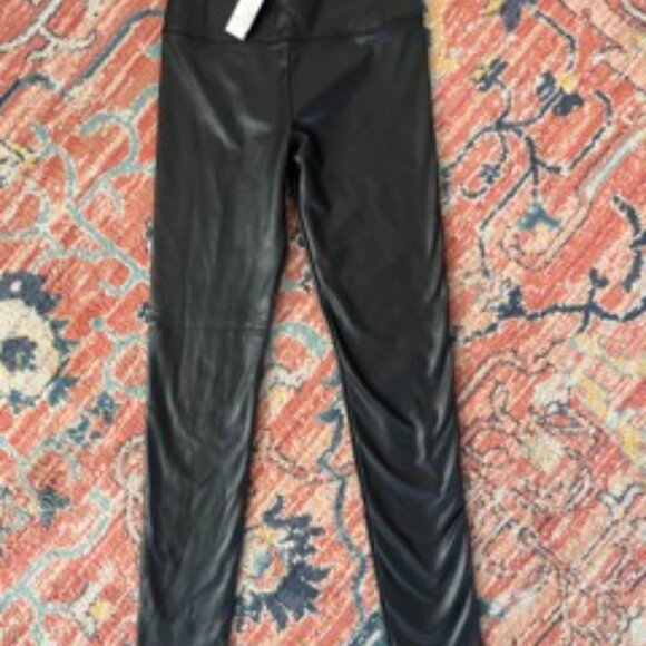 Lulus Keep it Sleek Black Vegan Leather Leggings - Picture 4 of 4